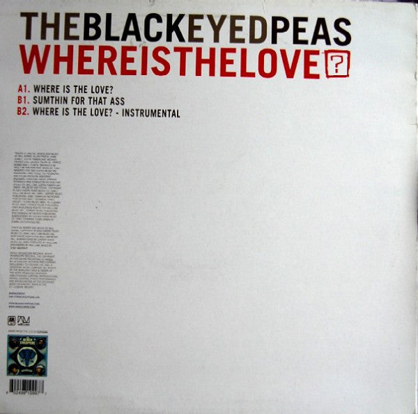 Black Eyed Peas : Where Is The Love? (12")