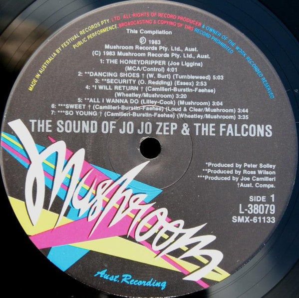 Jo Jo Zep and the Falcons : The Sound Of Jo Jo Zep And The Falcons (LP, Comp)