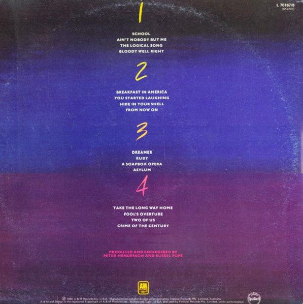 Supertramp : Paris (2xLP, Album)