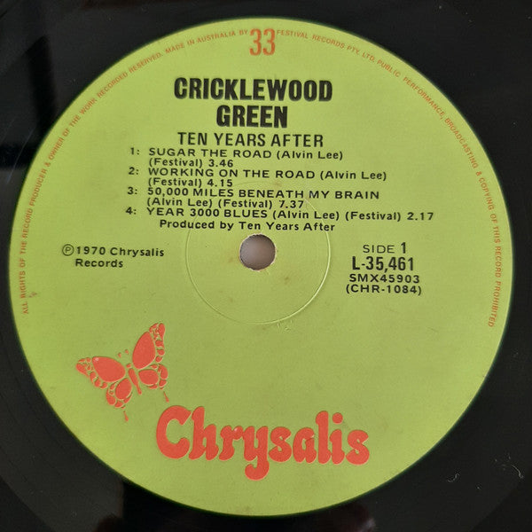 Ten Years After : Cricklewood Green (LP, Album, RE)