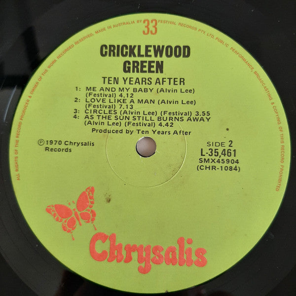 Ten Years After : Cricklewood Green (LP, Album, RE)