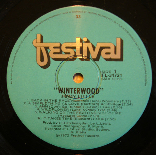 Jimmy Little : Winterwood (LP)