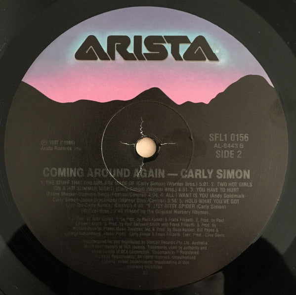 Carly Simon : Coming Around Again (LP, Album)