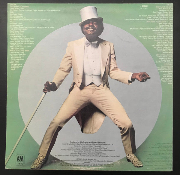 Billy Preston : Billy Preston (LP, Album)