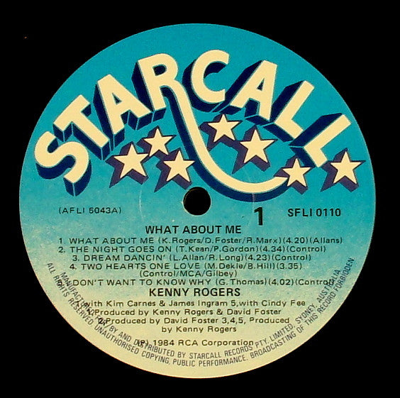 Kenny Rogers : What About Me? (LP, Album)