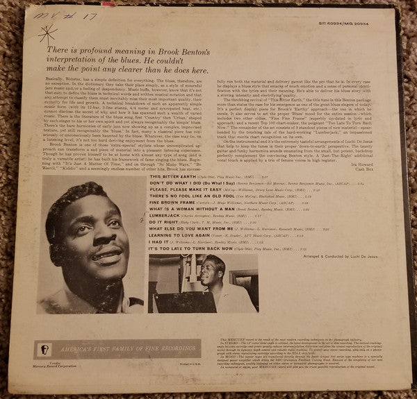 Brook Benton : This Bitter Earth (LP)