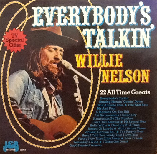 Willie Nelson : Everybody's Talkin' (LP, Comp)