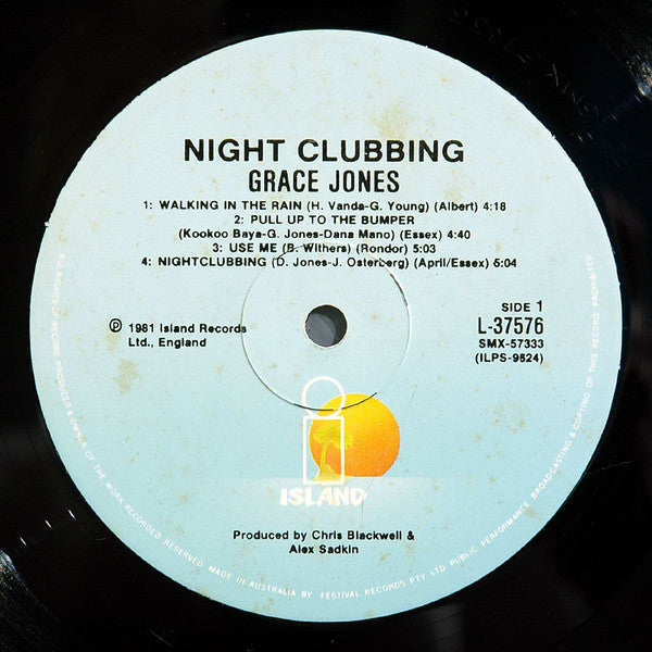 Grace Jones : Nightclubbing (LP, Album)
