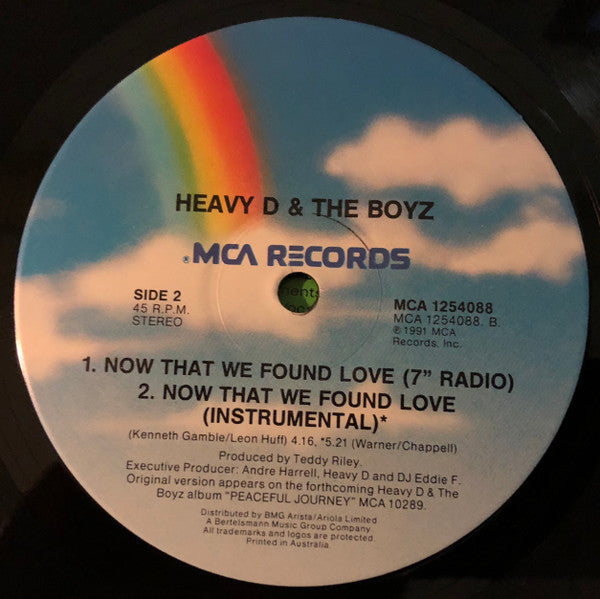 Heavy D. & The Boyz : Now That We Found Love (12")
