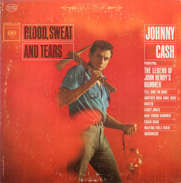 Johnny Cash : Blood, Sweat And Tears (LP, Album, RE)