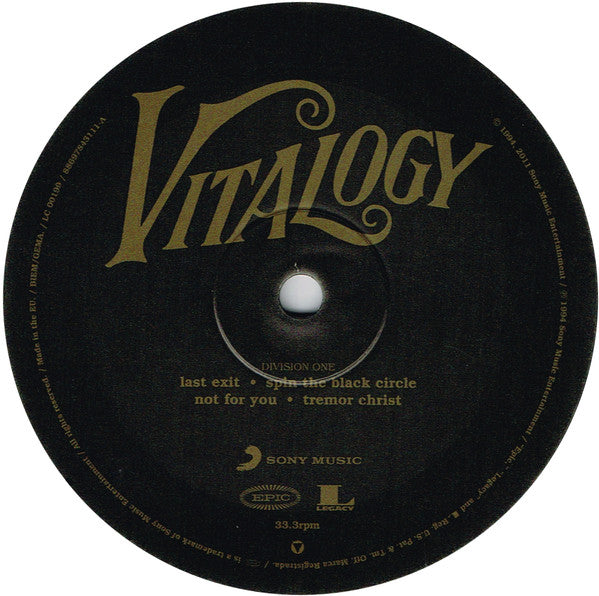 Pearl Jam : Vitalogy (2xLP, Album, RE, RM, 180)