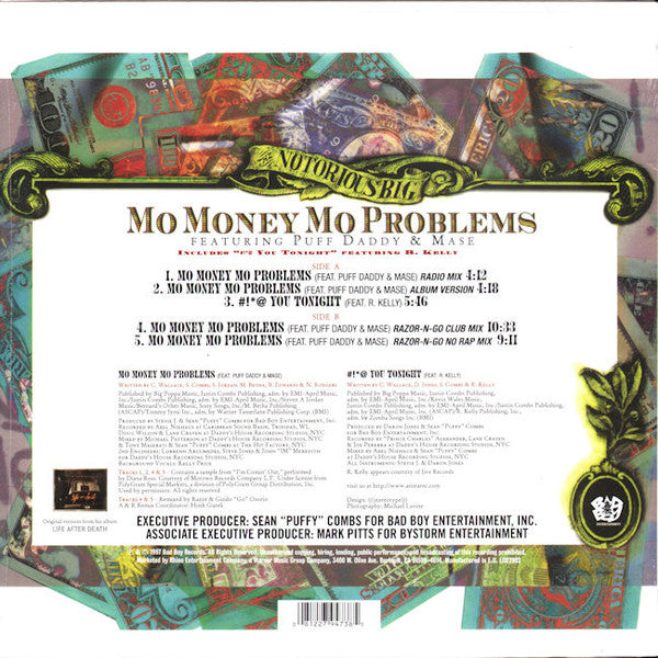 Notorious B.I.G. Featuring Puff Daddy & Mase : Mo Money, Mo Problems (12", RSD, Single, RE, Mon)