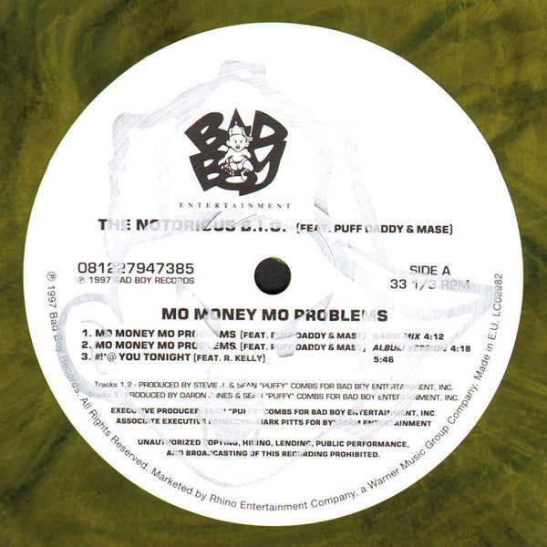 Notorious B.I.G. Featuring Puff Daddy & Mase : Mo Money, Mo Problems (12", RSD, Single, RE, Mon)
