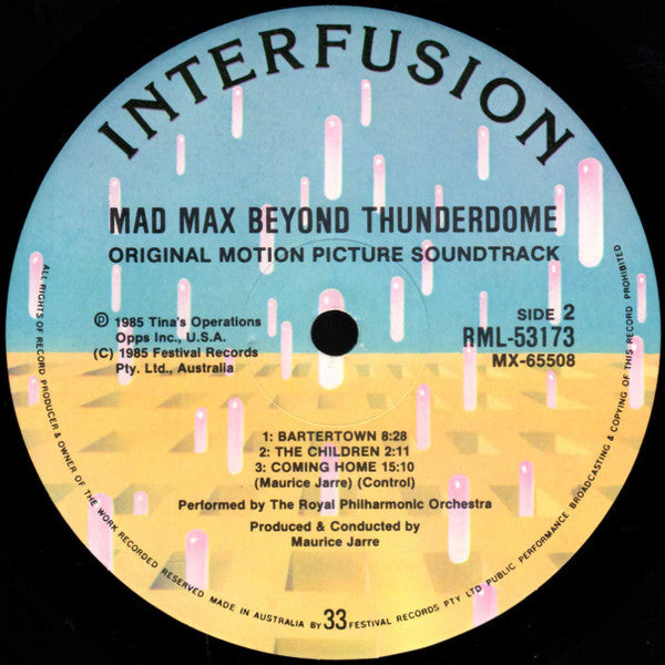 Various : Mad Max Beyond Thunderdome (Original Motion Picture Soundtrack) (LP, Album)