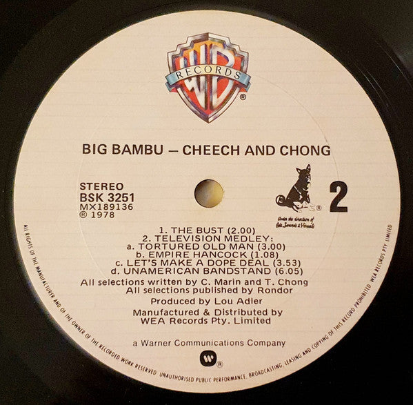 Cheech & Chong : Big Bambú (LP, Album, RE, Gat)