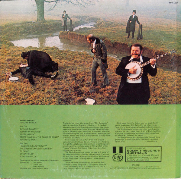 The Banjo Barons : Dueling Banjos (LP, Album, RE)