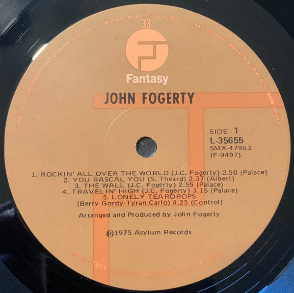 John Fogerty : John Fogerty (LP, Album)