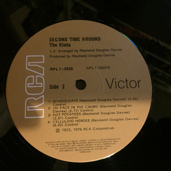 The Kinks : Second Time Around (LP, Comp)