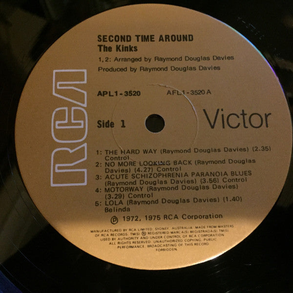 The Kinks : Second Time Around (LP, Comp)