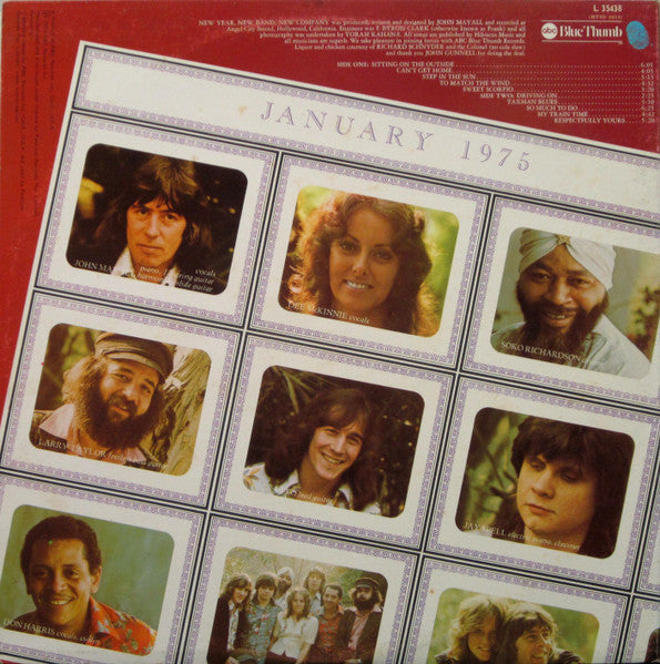 John Mayall : New Year, New Band, New Company (LP, Album, Gat)