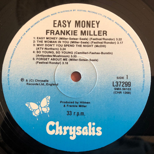 Frankie Miller : Easy Money (LP, Album)