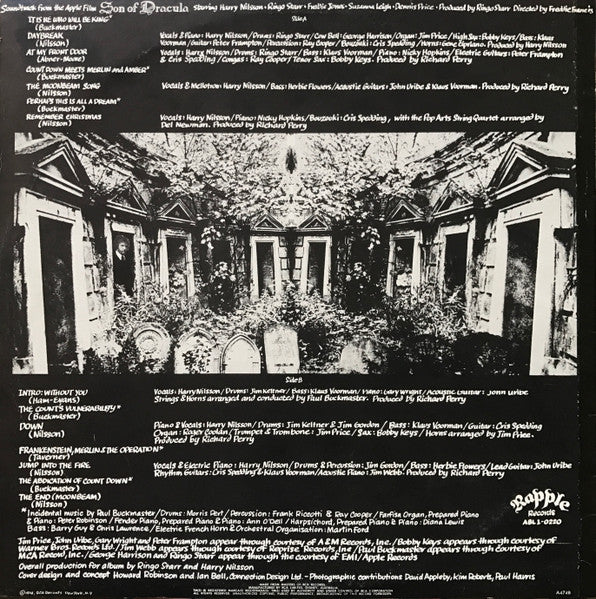 Harry Nilsson : Son Of Dracula (LP, Album)