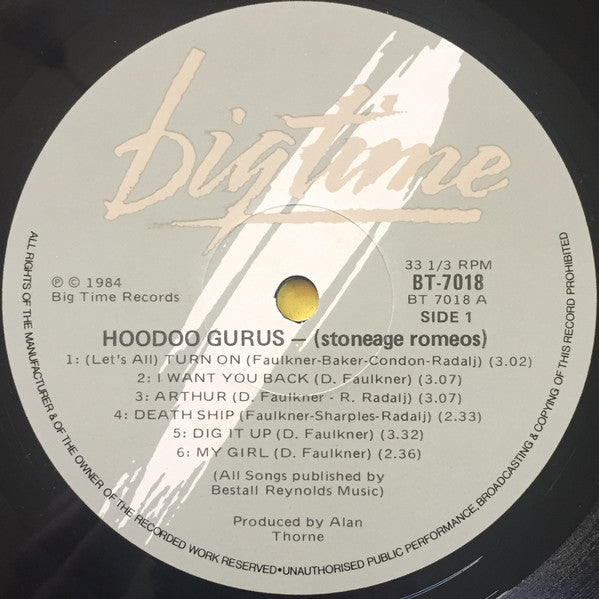 Hoodoo Gurus : (Stoneage Romeos) (LP, Album)