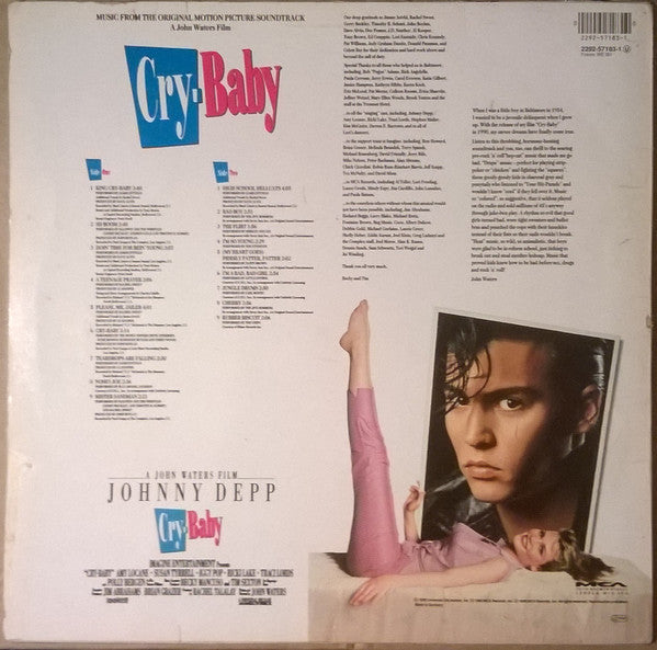 Various : Cry-Baby - Music From The Original Motion Picture Soundtrack (LP, Album)