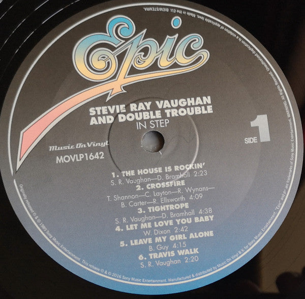 Stevie Ray Vaughan And Double Trouble* : In Step (LP, Album, RE, 180)