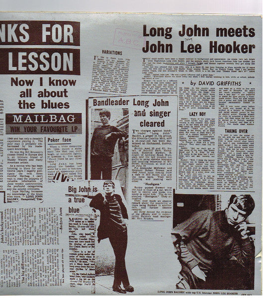 Long John Baldry And The Hoochie Coochie Men : Long John's Blues (LP, Album, Mono, Gat)