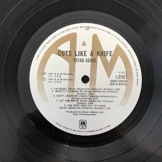 Bryan Adams : Cuts Like A Knife (LP, Album, Spe)