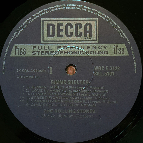 The Rolling Stones : Gimme Shelter (LP, Comp)