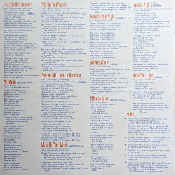 Peter Beveridge : Static On The Frequency (LP, Album)