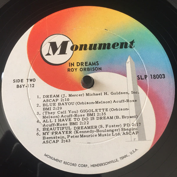 Roy Orbison : In Dreams (LP, Album)
