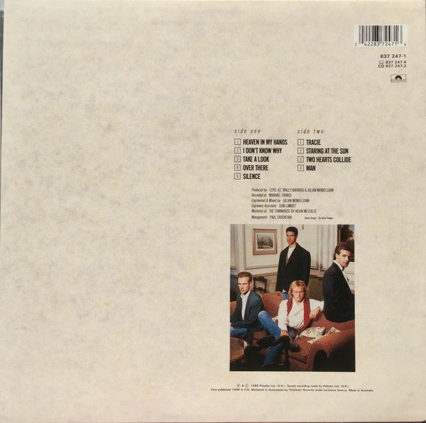 Level 42 : Staring At The Sun (LP, Album)