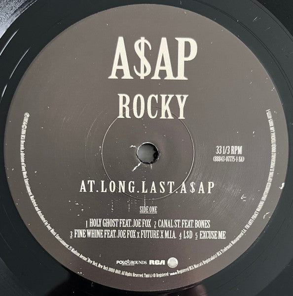 A$AP Rocky* : At.Long.Last.A$AP (2xLP, Album)