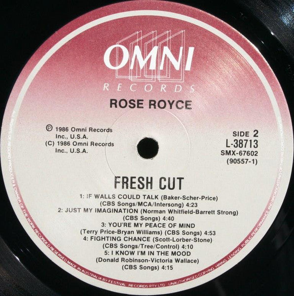 Rose Royce : Fresh Cut (LP, Album)