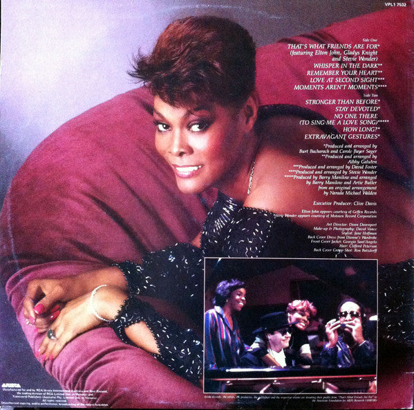 Dionne Warwick : Friends (LP, Album, RE)