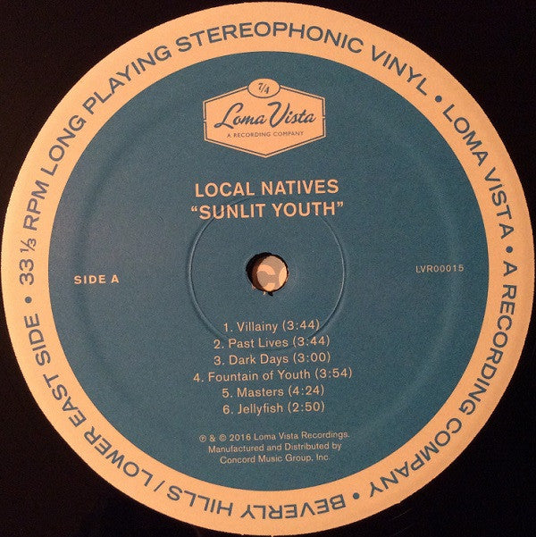 Local Natives : Sunlit Youth (LP, Album)
