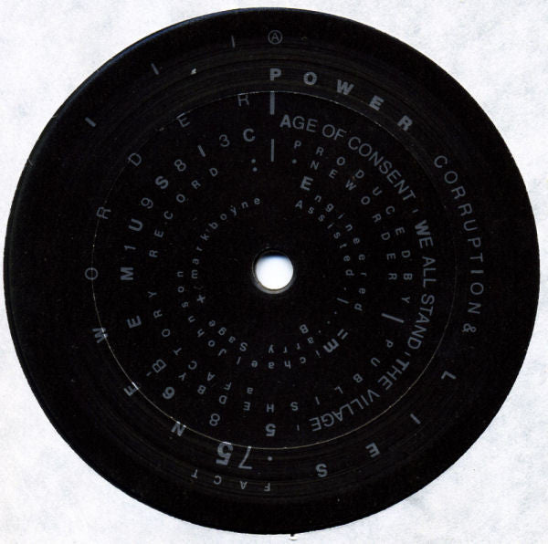 New Order : Power, Corruption & Lies (LP, Album)