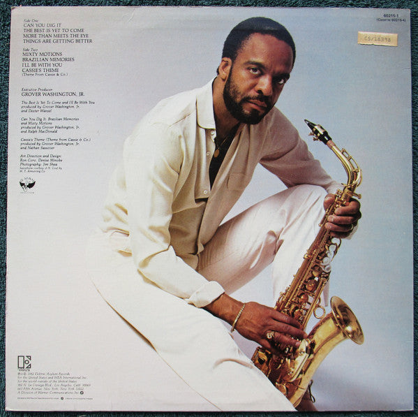 Grover Washington, Jr. : The Best Is Yet To Come (LP, Album)