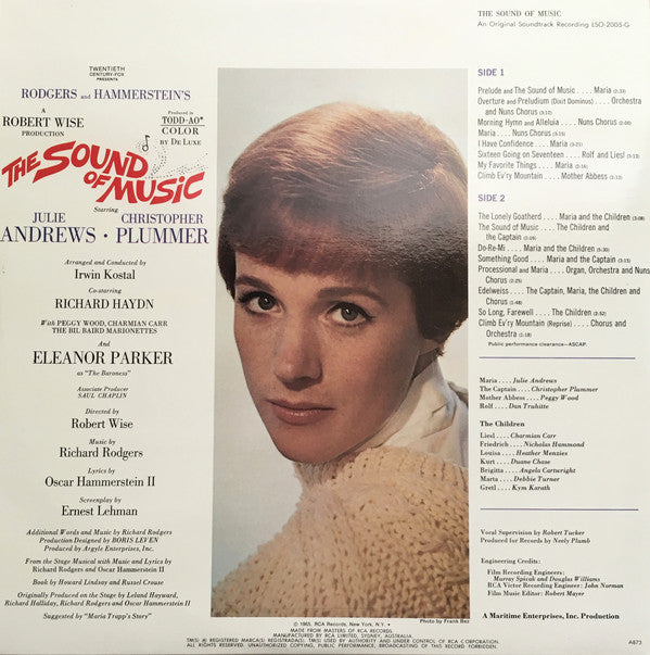Rodgers & Hammerstein : The Sound Of Music (LP, Album, Gat)