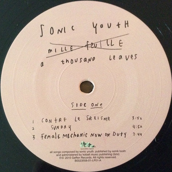 Sonic Youth : A Thousand Leaves (2xLP, Album, RE, RM)