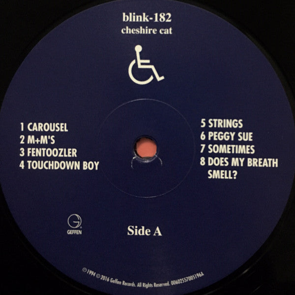 Blink-182 : Cheshire Cat (LP, Album, RE, 180)