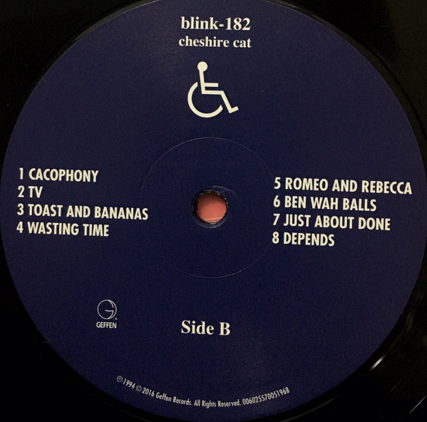 Blink-182 : Cheshire Cat (LP, Album, RE, 180)