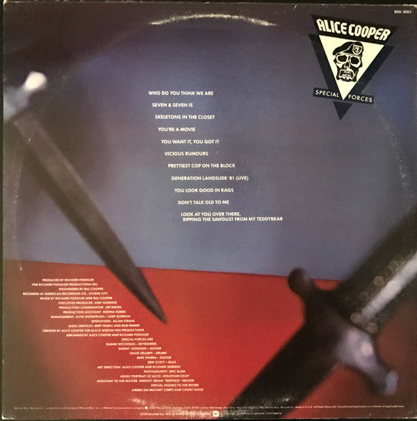 Alice Cooper (2) : Special Forces (LP, Album)