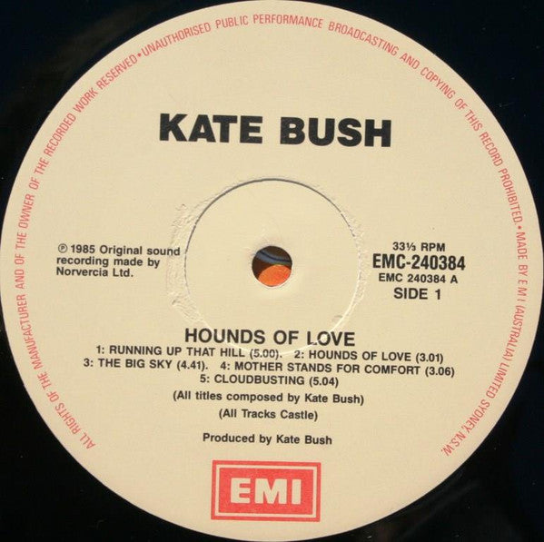 Kate Bush : Hounds Of Love (LP, Album)