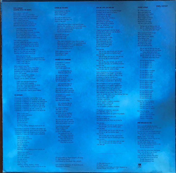 Roger Hodgson : In The Eye Of The Storm (LP, Album)