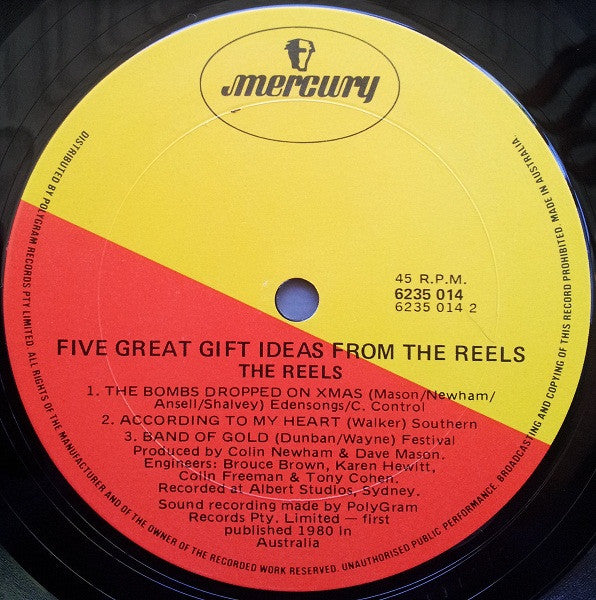 The Reels : 5 Great Gift Ideas From The Reels (12", EP)