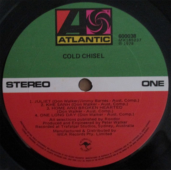 Cold Chisel : Cold Chisel (LP, Album, Gat)